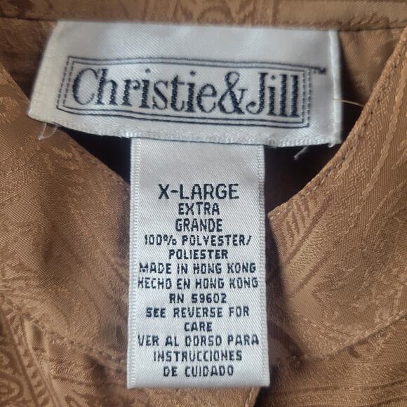 Vintage Christie & Jill Blouse Size 1X - Picture 7 of 9